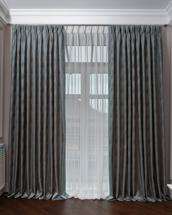 Штора Garda Decor 121GD-00024 Портьера FIJI бирюзовая 275*260см арт. 121GD-00024