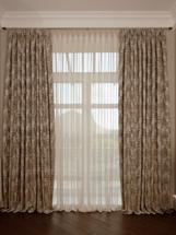 Штора Garda Decor 121GD-00028 Портьера Bromley бежевый 275*260 арт. 121GD-00028