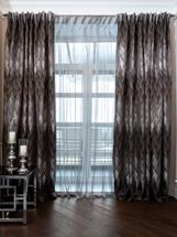 Штора Garda Decor 121GD-03603 Портьера Каскада (Cascada) серая 275*260 арт. 121GD-03603