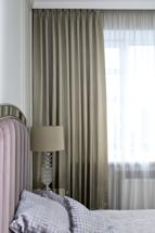 Штора Garda Decor 121GD-00117 Портьера Эйфория (Euphoria) 12 оливковая 300*260 арт. 121GD-00117