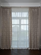 Штора Garda Decor 121GD-12132 Портьера Змейка (Serpente) золотая 300*260 арт. 121GD-12132