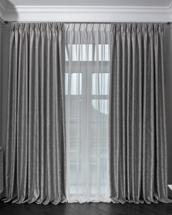 Штора Garda Decor 121GD-00042 Портьера Хьюстон (Houston) 110 серая 275*260см арт. 121GD-00042
