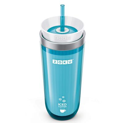 Стакан ZOKU Стакан для охлаждения напитков iced coffee maker голубой арт. ZK121-TL