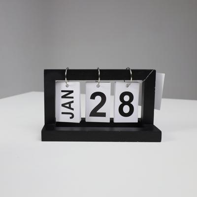 Статуэтка AksHome Статуэтка декоративная CALENDAR, черный, 20,5*12*9см арт. ZN-381614