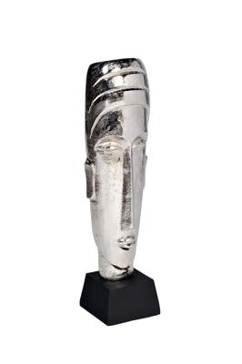 Статуэтка Garda Decor 71PN-1470 Декор настольный "Маска" цвет серебро 10*8*37см арт. 71PN-1470