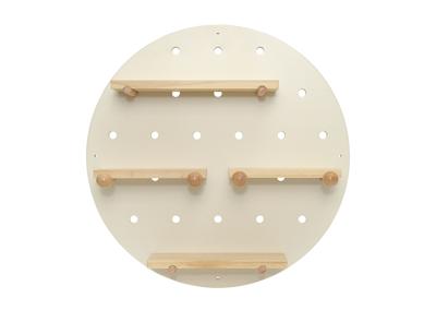 Стеллаж Ellipsefurniture Полка настенная круглая Shely D 50 см (белый) арт. TL-BB-SFRND-WH-50