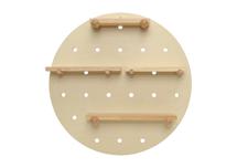 Стеллаж Ellipsefurniture Полка настенная круглая Shely D 50 см (светлое дерево) арт. TL-BB-SFRND-NT-50