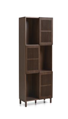 Стеллаж La Forma (ех Julia Grup) Стеллаж Beyla из ясеня с отделкой под орех арт. 424727