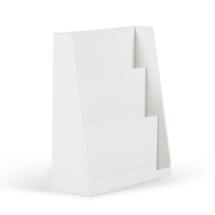 Стеллаж La Forma (ех Julia Grup) Книжный шкаф Adiventina из МДФ белого цвета 59,5 x 69,5 см арт. 113295