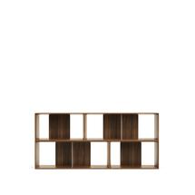 Стеллаж La Forma (ех Julia Grup) Litto Набор из 4 модульных полок из шпона орехового дерева 168 x 76 см арт. 157830