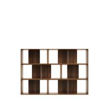 Стеллаж La Forma (ех Julia Grup) Litto набор из 6 модульных полок из шпона ореха 168 x 114 см арт. 162191