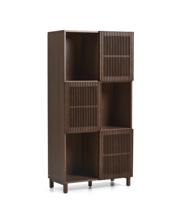 Стеллаж La Forma (ех Julia Grup) Стеллаж Beyla из ясеня с отделкой под орех арт. 424727