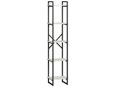 Стеллаж LoftyHome Стеллаж Мальборк 40 Мрамор Сноу лофт арт. 1628040