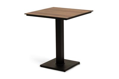 Стол 4SIS "Каффе" интерьерный стол из HPL квадратный 65х65см, цвет "дуб" арт. OAK-65-65-M400