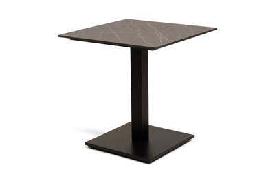 Стол 4SIS "Каффе" стол из HPL квадратный 70х70см, цвет "серый мрамор" арт. D3102H-70-70-M500