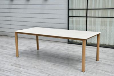 Стол 4SIS "Кейптаун" стол обеденный из алюминия, столешница из искусственного камня арт. SM250197