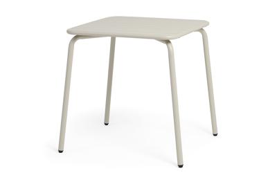 Стол 4SIS "Гелиос" стальной квадратный стол 70х70см, цвет бежевый арт. MT22303-L70 beige