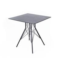 Стол 4SIS "Конте" интерьерный стол из HPL 63x63см, цвет "серый гранит" арт. 3029-63-63-SHT-TU2-1(TU24)