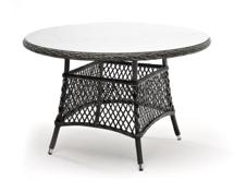 Стол 4SIS "Эспрессо" плетеный круглый стол, диаметр 118 см, цвет графит арт. YH-T1661G graphite