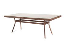 Стол 4SIS "Латте" плетеный стол из искусственного ротанга 200х90см, цвет коричневый арт. YH-T4766G-2 brown