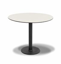 Стол 4SIS "Каффе" интерьерный стол из HPL круглый Ø70см, цвет молочный арт. RC13-70-70-M500