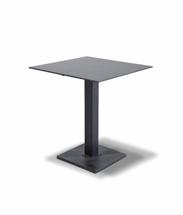 Стол 4SIS "Каффе" интерьерный стол из HPL квадратный 80х80см, цвет "серый гранит" арт. RC658-80-80-M400