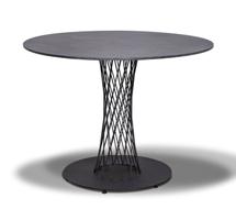 Стол 4SIS "Диего" обеденный стол из HPL круглый Ø100см, цвет "серый гранит" арт. RC658-R100-SHT-TU3-1