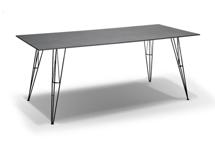 Стол 4SIS "Руссо" обеденный стол из HPL 150х80см, цвет серый гранит арт. GRAY-150-80-SHT-TU10