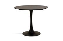 Стол 4SIS "Тюльпан" стол из HPL круглый Ø70см, цвет "серый мрамор" арт. D3102H-R70-CHIN(MI-81)