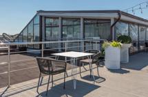 Стол 4SIS "Руссо" обеденный стол из HPL квадратный 90х90см, цвет молочный арт. WHITE-90-90-SHT-TU10 white