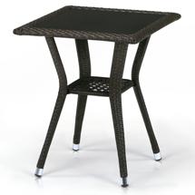 Стол Афина Плетеный стол T25-W53-50x50 Brown арт. T25-W53-50x50 Brown