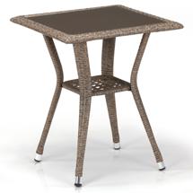 Стол Афина Плетеный стол T25-W56-50x50 Light brown арт. T25-W56-50x50 Light brown