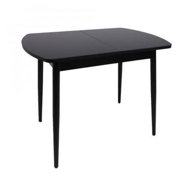 Стол AksHome Стол раздвижной Винер, 94(126)*64, черный, закаленное стекло + лдсп арт. ZN-126395