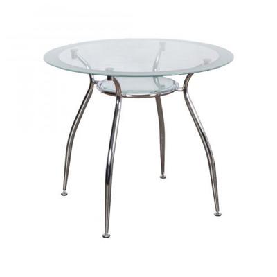 Стол AksHome Стол Finezia, прозрачный, закаленное стекло арт. ZN-381534