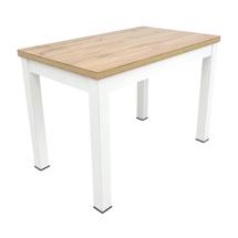 Стол AksHome Стол раздвижной One, 110(149)*67, дуб натуральный + черный, лдсп арт. ZN-126352