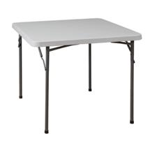 Стол AksHome Стол складной 86*86*74, белый арт. ZN-381538