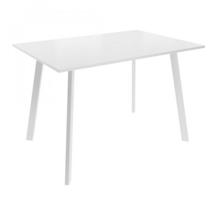 Стол AksHome Стол Слим, белый, лдсп, цвет опоры белый арт. ZN-126368