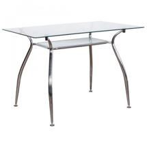 Стол AksHome Стол Patrizia, прозрачный, закаленное стекло арт. ZN-126300