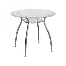 Стол AksHome Стол Finezia, прозрачный, закаленное стекло арт. ZN-381534