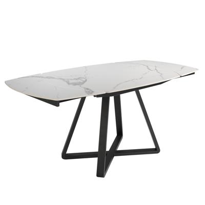 Стол Angel Cerda Обеденный стол D2055BB /1096 из керамики и черной стали арт. 115044
