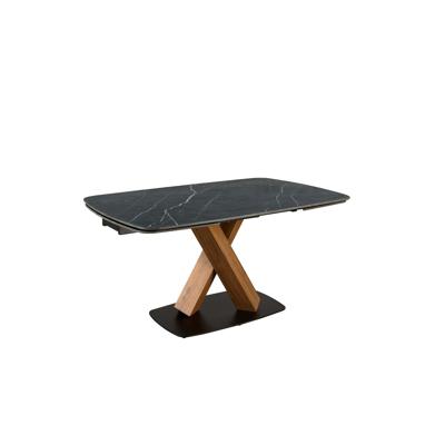 Стол Angel Cerda Раздвижной обеденный стол 1149 из керамики с мраморной отделкой и ореха арт. 280552
