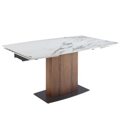Стол Angel Cerda Раздвижной обеденный стол 1133/DT966 из керамики в мраморной отделке арт. 190253