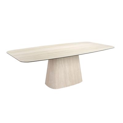 Стол Angel Cerda Овальный обеденный стол 1171 из керамики песочного цвета арт. 299754