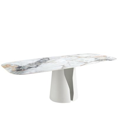 Стол Angel Cerda Обеденный стол 1135/DT957 из керамики в мраморной отделке Oval Barrel арт. 190257