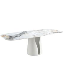 Стол Angel Cerda Обеденный стол 1135/DT957 из керамики в мраморной отделке Oval Barrel арт. 190257