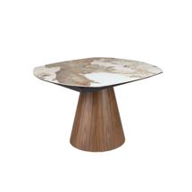 Стол Angel Cerda Раздвижной обеденный стол 1187 из керамики в мраморной отделке и ореха арт. 482035