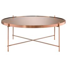 Стол Bergenson Bjorn Столик josen, D85 см, розовый/медный арт. TAI-JS-TBL-MTMR-PNK-84