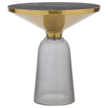 Стол Bergenson Bjorn Столик кофейный odd, D50 см, мрамор/черный арт. MZTBL_CGLSBLK_50