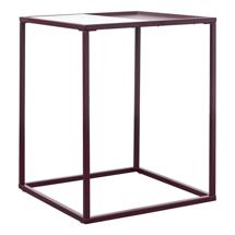 Стол Bergenson Bjorn Столик кофейный mayen, 45х45 см, белый/сливовый арт. BB0000486