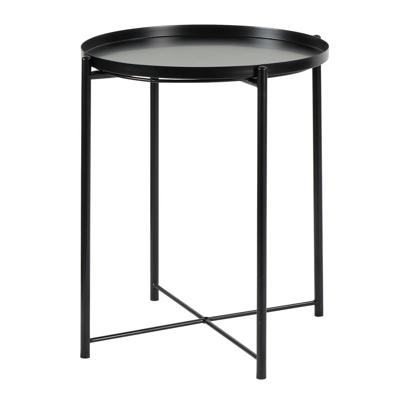 Стол Bradexhome Кофейный столик Moon 45x51см, чёрный арт. FR 0829